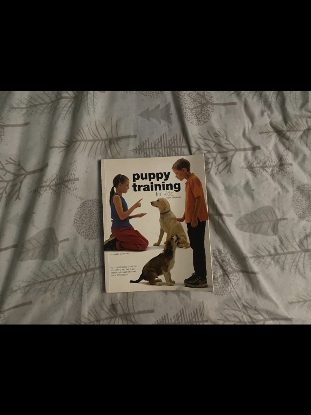 Kid’s training puppies book